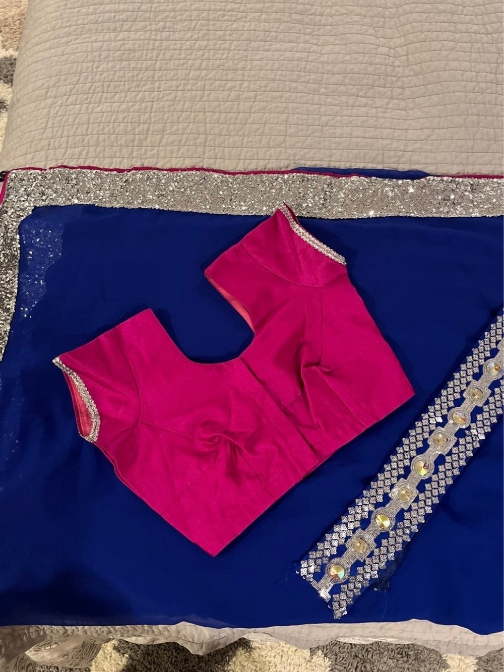 Indian Bollywood Saree With Blouse